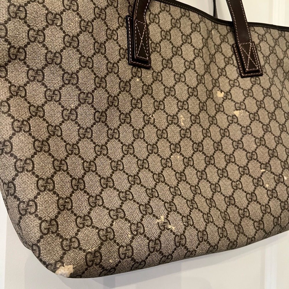 Authentic Gucci Brown Tote Bag - Picture 5 of 9